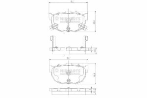 Klocki Hamulcowe Nissan Bluebird (t72 T12) 1.8 Tur