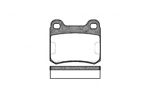 Klocki Hamulcowe Mercedes C-klasa W202 190 W124 15
