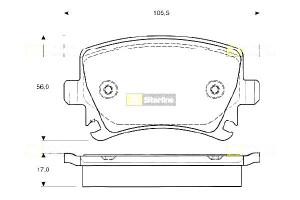 Klocki Hamulcowe Vw Touran Kpl Starline Starline