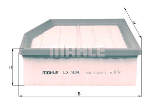 Filtr Powietrza Mahle 3d0129620b E665l01 C23124