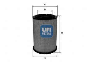 Filtr Powietrza Bobcat X-serie 320d-463f Ufi