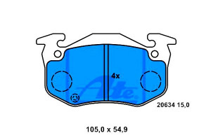 Klocki Hamulcowe Renault Twingo I 1.2 03.93-06.07