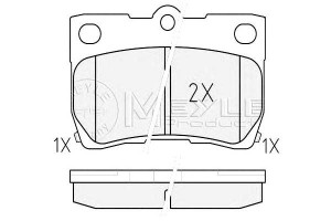 Klocki Hamulcowe Lexus Tył Gs 300 430 05- Z Czujni