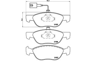 Klocki Hamulcowe Fiat Brava Bravo Marea Brembo
