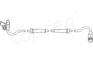 Czujnik Abs Peugeot 307 1.4-2.0d 08.00-04.12 Topra