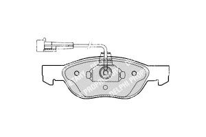 Klocki Hamulcowe Alfa Romeo 145 146 Spider Fiat Ma