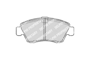Klocki Hamulcowe Honda Civic 91- Delphi Ham