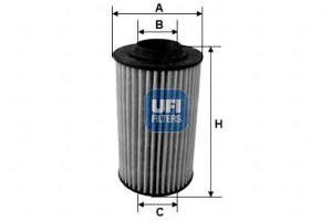 Filtr Oleju Insignia 2.8 V6 Turbo 08- Ufi