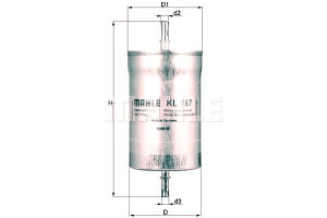 Filtr Paliwa Mahle 3r0127401 Wk8036
