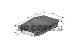 Filtr Powietrza Bmw 5 F10 F11 Purflux