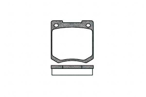 Klocki Hamulcowe Ford Capri Cortina Gr.14.4mm* Roa
