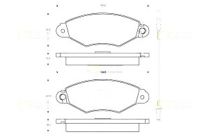 Klocki Hamulcowe Citroen Xsara Peugeot 206 306 Ren