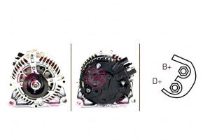 Alternator Casco 9623727180 57052a 57054r 57055l