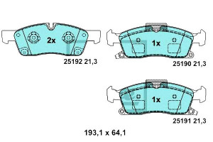 Klocki Hamulcowe Ceramiczne Mercedes Gl (x166) Gle