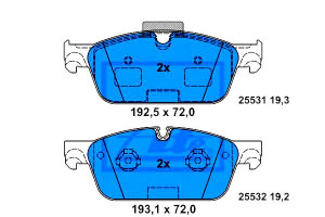 Klocki Hamulcowe Mercedes Przód W166 X166 Gl Ml 4-