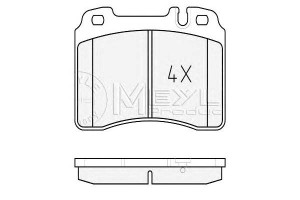 Klocki Hamulcowe Mercedes Przód W124 201 Meyle