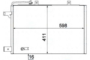 Skraplacz Klimatyzacji Mercedes W169 04- Behr Hell