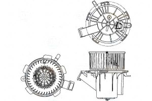 Wentylator Dmuchawa Behr Hella 4518301600 45183001