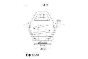 Termostat (82c) Mitsubishi 200 300 / Delica Ii 300