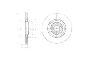 Tarcze Hamulcowe 2szt. Audi A4 1.8-4.2 03.03-12.15
