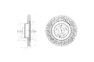 Tarcze Hamulcowe 2szt. Mercedes E (w211) S (c216)