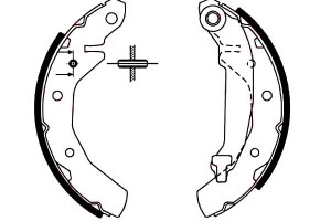 Szczęki Hamulcowe Daewoo Tico 0.8 02.95-12.00 Trw