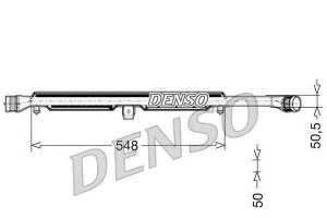 Intercooler Audi A6 3.0d 03.05-08.11 Denso