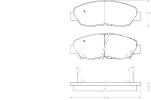 Klocki Hamulcowe Honda Accord 90-93 A.b.s.