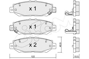 Klocki Hamulcowe Lexus Gs300 93-97 Tył Cifam