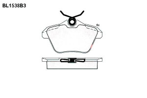Klocki Hamulcowe Alfa Romeo 156 164 166 Lancia Kap