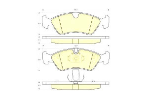 Klocki Hamulcowe Opel Astra F G Calibra Vectra B G