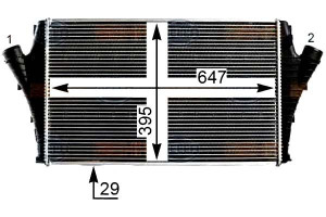 Intercooler Chłodnica Powietrza Doładowującego [hella]