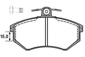 Klocki Hamulcowe Audi 100 200 80 90 Coupe Chery A3