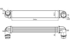 Intercooler Mini (r56) (r57) (r58) (r59) Clubman (