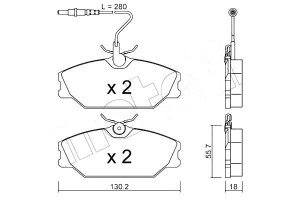Klocki Hamulcowe Renault Laguna 93-01 Czuj Metelli