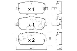 Klocki Hamulcowe Mazda Mx-5 05- Metelli