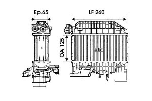 Intercooler Toyota Avensis 99- Valeo
