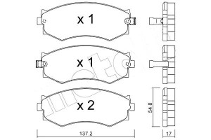 Klocki Hamulcowe Nissan Primera Kombi -98 Metelli