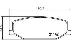 Klocki Hamulcowe Mintex 5511070a00000 552006081000