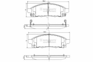 Klocki Hamulcowe Mitsubishi L 200 2.5 Did [rwd] Ni