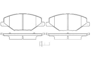 Klocki Hamulcowe Remsa 6ru698151a 6ru698151 182110