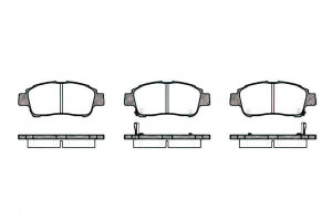 Klocki Hamulcowe Toyota Yaris 16.5mm Wva23348 Z Cz