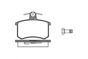 Klocki Hamulcowe Audi 100 80 A4 A8 Fiat Croma 16.6