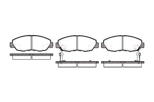 Klocki Hamulcowe Honda Accord 18mm Wva21497 Z Czuj