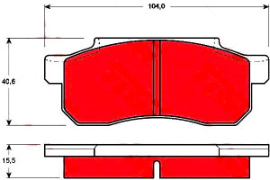 Klocki Hamulcowe Honda City Jazz I 1.2/1.3 10.83-0