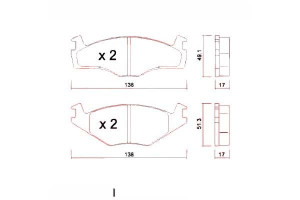 Klocki Hamulcowe Vw Polo 92-95 Zimmermann