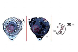 Alternator 12v 90a Ina Casco