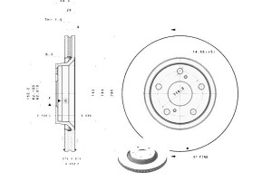 Tarcze Hamulcowe Brembo 435120f030 24012601561 Df4