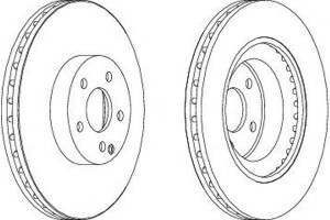 Tarcze Hamulcowe 2szt. Mercedes Cls (c219) E T-mod