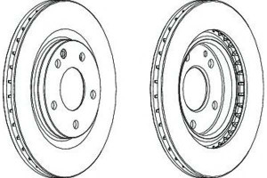 Tarcze Hamulcowe 2szt Mercedes A (w168) 2.1 12.01-